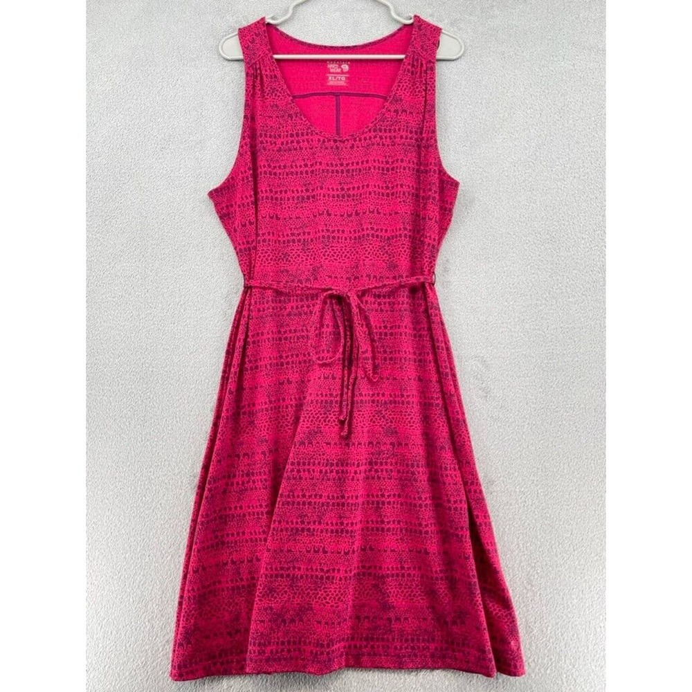 Mountain Hardwear Pink Patterned Midi Dress - Picture 2 of 12
